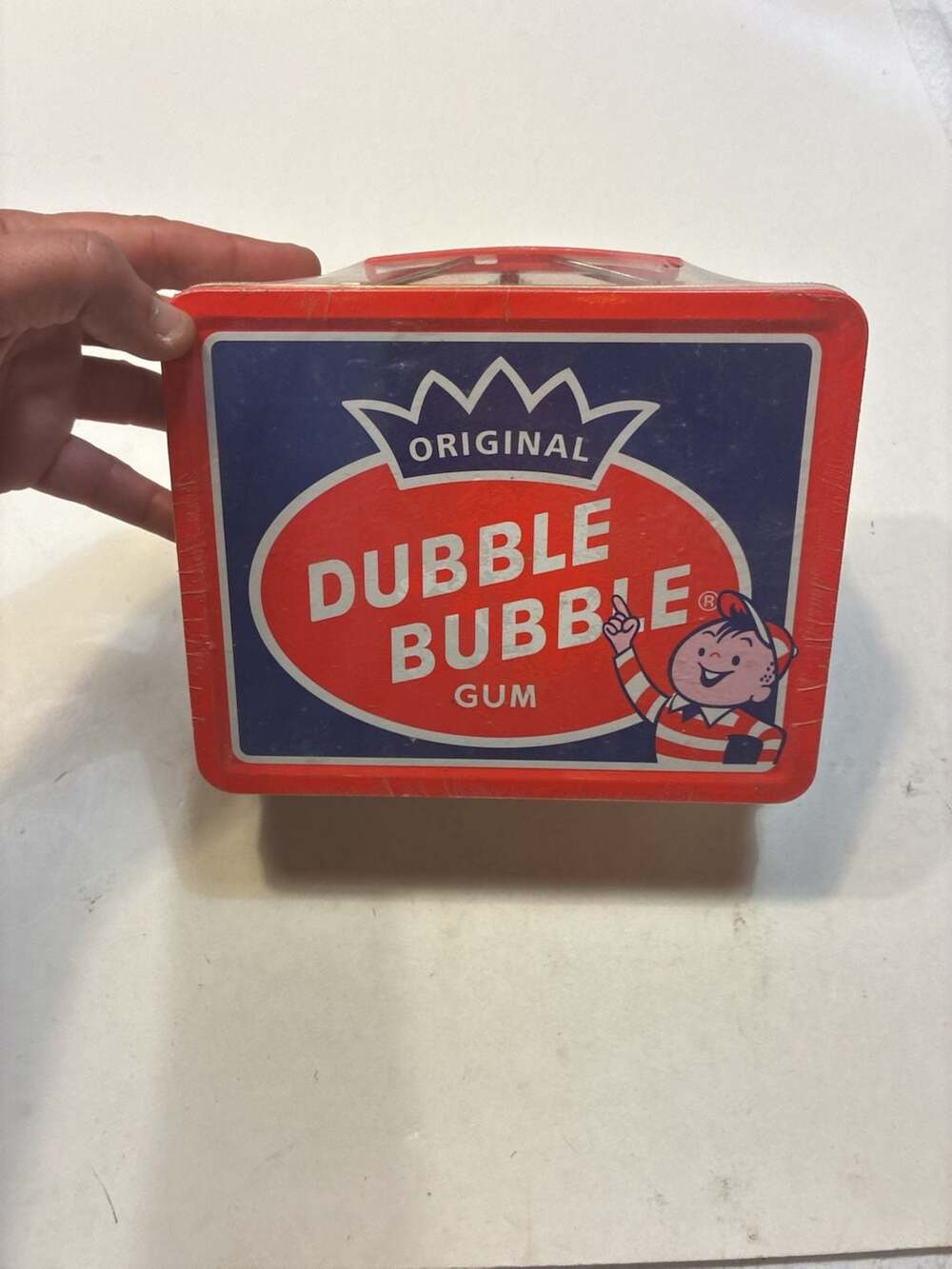 Vintage Dubble Bubble Gum Lithographed Tin Lunch Box